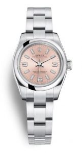 The 26 mm fake Rolex Oyster Perpetual 26 176200 watches are made from Oystersteel.