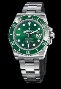 The durable replica Rolex Submariner Date 116610LV watches are made from Oystersteel.