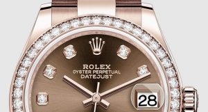 The luxury copy Rolex Datejust 31 278285RBR watches are made from everose gold and diamonds.