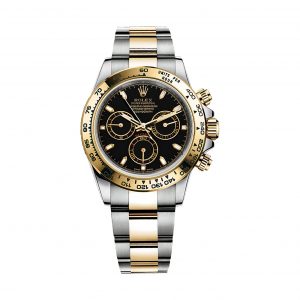The durable fake Rolex Cosmograph Daytona 116503 watches are made from yellow gold and Oystersteel and can guarantee water resistance to 330 feet.