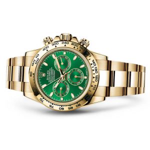 The luxury copy Rolex Cosmograph Daytona 116508 watches are made from gold.