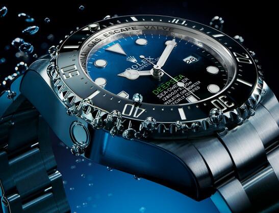 The Rolex Deepsea is water resistant to a depth of 3,900 meters.
