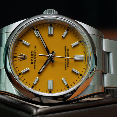The 36 mm Rolex Oyster Perpetual replica watch is very cheap but with high performance.